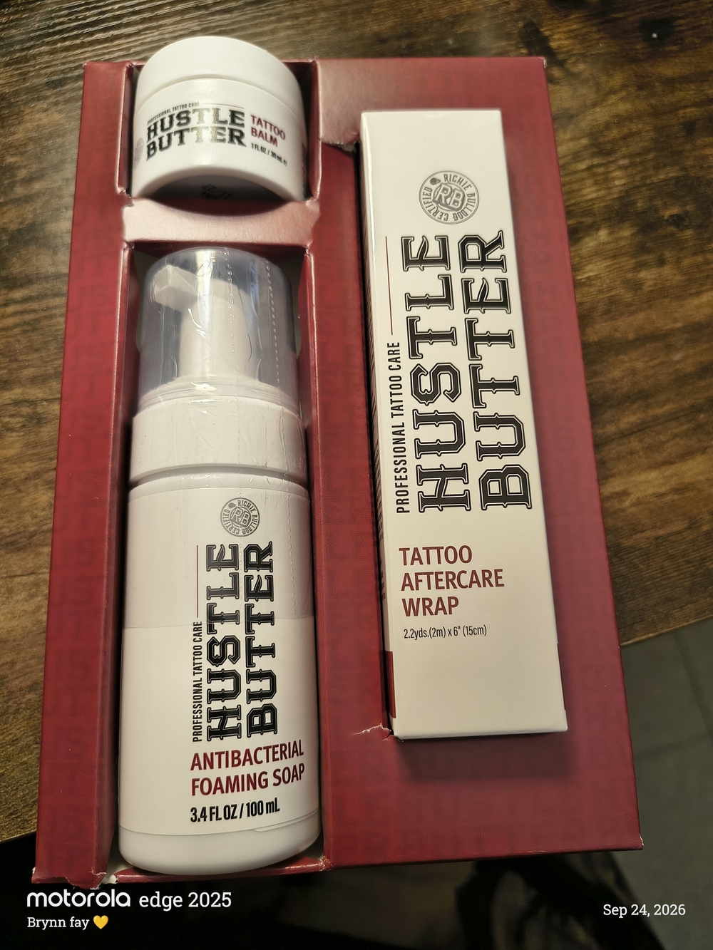 Hustler Hollywood White Antibacterial Foaming Soap & White Aftercare Wrap